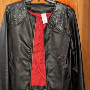 Faux Leather Jacket